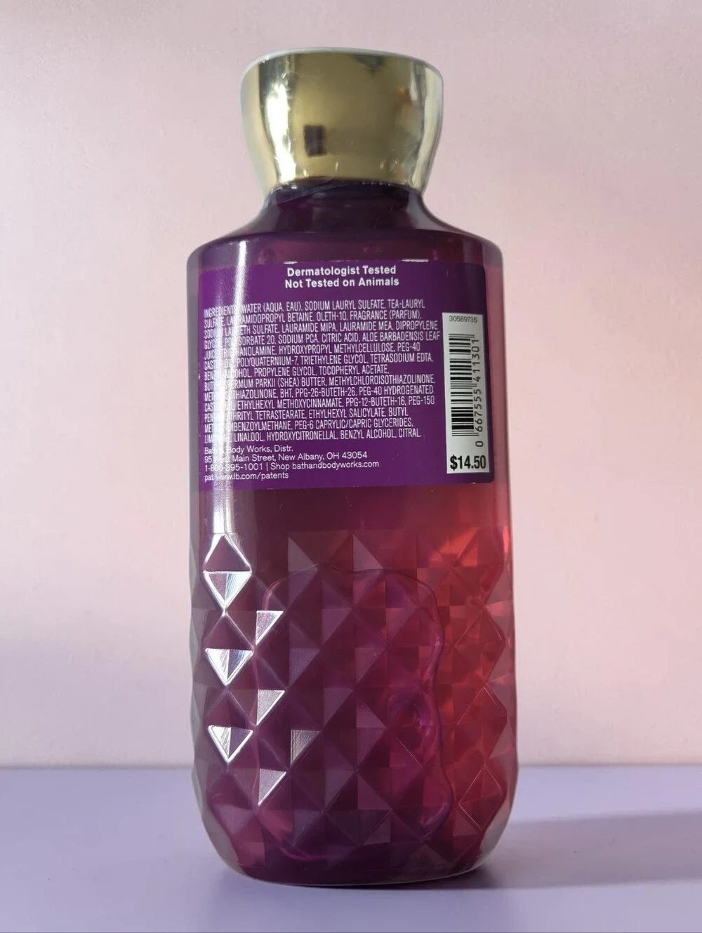 Bath & Body Works Winterberry Wonder Shower Gel 10 oz New